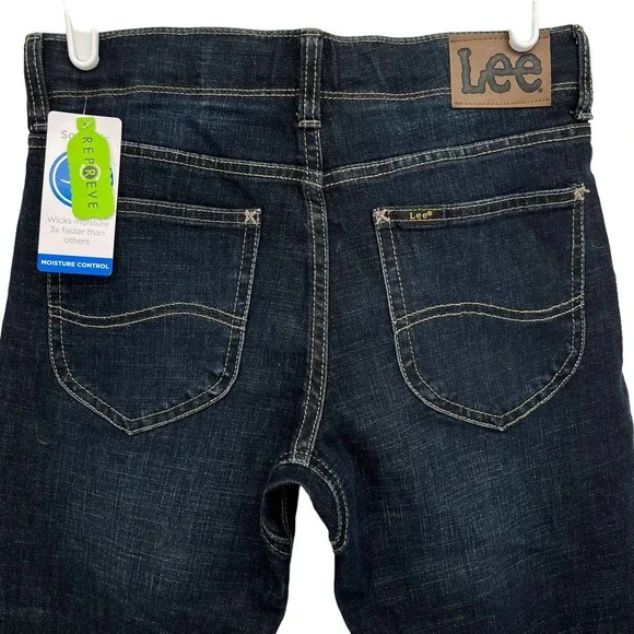 Lee Performance Series Extreme Motion MVP Boys Athletic Fit Denim Husky 12 - Picture 4 of 13